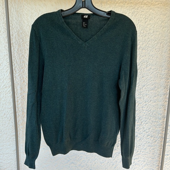 H&M Green Men’s S Sweater Green - Picture 3 of 3